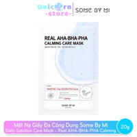 Mặt Nạ Giấy Đa Công Dụng Some By Mi Daily Solution Care Mask 20g - AHA-BHA-PHA Calming