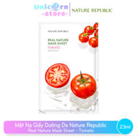 Mặt Nạ Giấy Dưỡng Da Nature Republic Real Nature Mask Sheet 23ml - Tomato