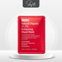 Mặt nạ giấy dưỡng trắng da mờ thâm By Wishtrend Natural Vitamin C 21.5 Enhancing Sheet Mask 23ml