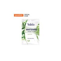 Mặt Nạ Giấy Dưỡng Trắng Da Vedette Whitening Sheet Mask Chiết Xuất Trà Xanh 22Ml