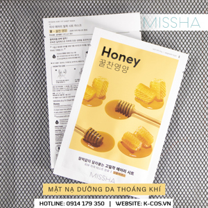 Mặt nạ mật ong Missha Pure Source Cell Honey Sheet Mask 21g