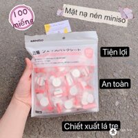 Mặt Nạ Giấy Nén Miniso Nhật Bản