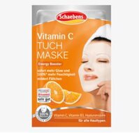 Mặt nạ giấy Schaebens vitamin C, cho làn da sáng đều màu và tươi trẻ, 1 cái