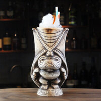 Mặt nạ gốm Cốc Tiki Sáng tạo Tiki MUG Tiki Cup Hawaii Cocktail Glass Martini Glass