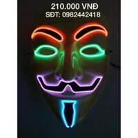 Mặt nạ hacker anonymous đèn phát sáng-r87