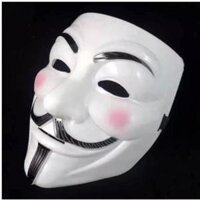 Mặt nạ HACKER ANONYMOUS màu trắng loại dầy đẹp