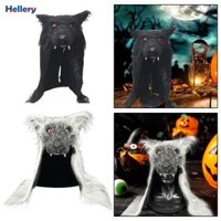 Mặt nạ Halloween Mặt nạ động vật Đạo cụ Mantle Quấn vai Mặt nạ sói Khăn choàng lông thú giả