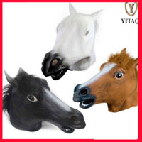 Mặt nạ Halloween Ngộ nghĩnh Sáng Tạo Mặt nạ ngựa Đồ chơi lừa Trang phục động vật Đạo cụ hacker