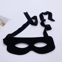 Mặt nạ Halloween Zoro Mặt nạ mắt Nửa mặt COS Cosplay Black Show Đạo cụ hóa trang