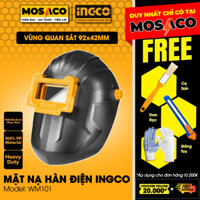 Mặt nạ hàn INGCO WM101 kính hàn điện xì, hồ quang có quai đeo chất liệu 100% PP bền chắc chịu nhiệt cao - MOSACO