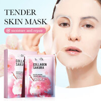 Mặt nạ Hoa Anh Đào Đóng Hộp SADOER Collagen dưỡng ẩm trẻ hóa da mặt nạ