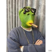 ❄™♗Mặt Nạ Hóa Trang Hình Con Cá Sáng Tạo Bằng Cao Su Boba Togo1