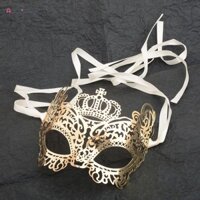 Mặt nạ hợp kim ruy băng Baroque Mặt nạ hóa trang hợp kim nửa mặt Mặt nạ Baroque