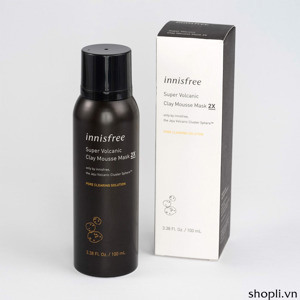 Mặt nạ Innisfree Super Volcanic Clay Mousse Mask 2x