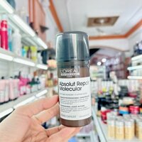 Mặt nạ khô dưỡng tóc không cần xả Loreal Absolute Repair Molecular Masque 100ml
