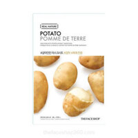 Mặt nạ Khoai tây cấp ẩm và dưỡng sáng Real Nature Potato Face Mask The Face Shop