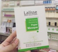 Mặt nạ kiềm dầu trị mụn Lalisse oil-control revitalizing paper masque