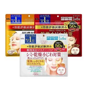 Mặt nạ Kose Cosmeport Clear turn White Mask Collagen