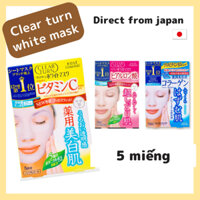 Mặt Nạ Kosé Cosmeport Clear turn mask , Clear Turn White Mask.