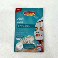 Mặt nạ làm sạch da Schaebens Zink – Công thức thuần chay, hỗ trợ da sáng mịn