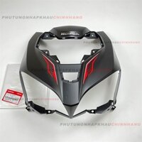Mặt nạ lớn Air Blade 125 2018 màu Đen Nhám tem Đỏ bản Kỉ Niệm 10 Năm, Bộ ốp thân trước Ốp đèn pha AB 125 2016 2017 2019