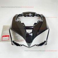 Mặt nạ lớn Air Blade 125 2018 màu Đen Bóng tem Đỏ bản Tiêu Chuẩn, Bộ ốp thân trước Ốp đèn pha AB 125 2016 2017 2019
