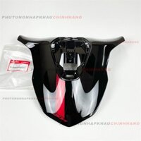 Mặt nạ lớn SH 160i 2023 màu Đen bóng tem Sọc Đỏ, Ốp trên trước SH 125i/150i 2024 2025