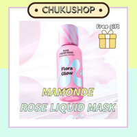 Mặt nạ lỏng hoa hồng Mamonde Flora Glow | Bộ 110ml (80ml + 15ml x2) | Tăng cường dưỡng ẩm & rạng rỡ