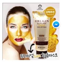 Mặt Nạ Lột Tinh Chất Vàng 24K 3W CLinic Collagen & Luxury Gold Peel Off Pack 100G