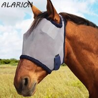 Mặt nạ lưới chống ruồi ngựa ALARION, Tấm chắn mắt ngựa thoáng khí chống muỗi, Mặt nạ chống muỗi ngựa có thể điều chỉnh co giãn dệt kim ngựa bay bảo vệ thể thao
