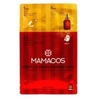 Mặt Nạ Mamacos 3 Steps Silk Peptide Anti-Wrinkle & Whitening Dual Sheet Mask