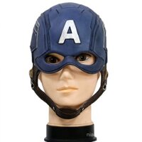 Mặt nạ Marvel Captain America, mũ cao su Halloween, phụ kiện hóa trang vui nhộn cho bữa tiệc GBUE