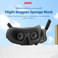 Mặt nạ mắt BRDRC cho DJI Goggles 2 / 3 / Integra Bọt biển bảo vệ thay thế Tấm mặt mềm Miếng lót mắt cho Avata 2 Phụ kiện