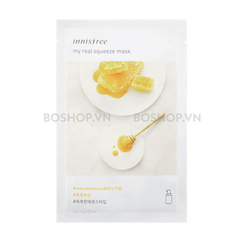 Mặt nạ mật ong Innisfree Its real squeeze mask Manuka Honey