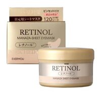 Mặt nạ mắt Retinol 120 miếng – Cấp cứu đôi mắt thâm quầng, nhăn nheo, thiếu sức sống