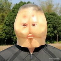 Mặt nạ mông Halloween, mũ cao su thô, cosplay, trò đùa, mặt nạ tiệc vui nhộn