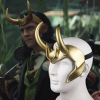 Mặt nạ mũ bảo hiểm Loki thần ác Halloween Avengers phim và truyền hình cosplay đạo cụ trang phục