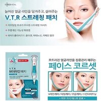 Mặt nạ nâng cơ giảm mỡ thừa tạo hình V- line Mediheal V.T.R Stretching patch 20ml LazadaMall