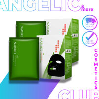 Mặt Nạ Naruko Xanh Tràm Trà Kiềm Dầu, Giảm Mụn Tea Tree Shine Control and Blemish Clear Mask (Hộp 8 Miếng)(Bản Đài Loan)