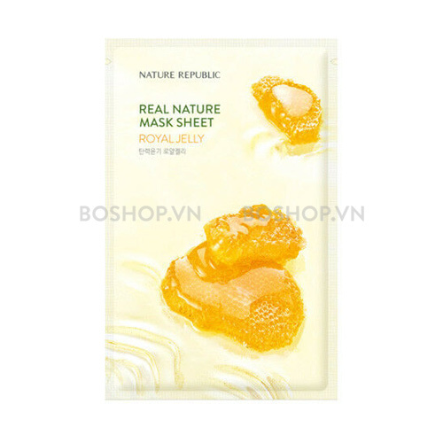 Mặt nạ Nature Republic Real Nature Royal Jelly Mask Sheet 23ml