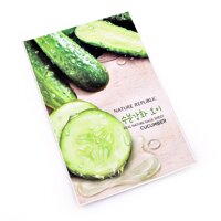 Mặt nạ Nature Republic Real Nature Mask Sheet dưa leo 23ml Hàn Quốc