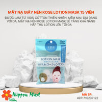 Mặt Nạ Nén KOSE LOTION Mask (15 viên)