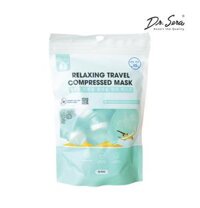 Mặt nạ nén thư giãn tiệt trùng Dr.Sera Relaxing Travel Compressed Mask 10 miếng