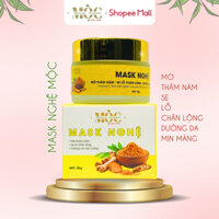 Mặt nạ nghệ Mộc Lành mờ thâm nám dưỡng trắng da an toàn cho mẹ bầu sau sinh, hộp 35g