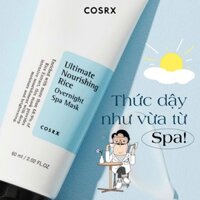 Mặt nạ ngủ Cosrx Ultimate Nourishing Rice overnight spa mask