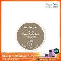 Mặt nạ ngủ dạng hủ từ dừa innisfree Capsule Recipe Pack Coconut 10ml