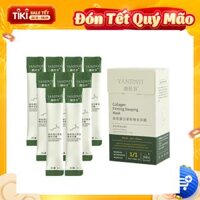 Mặt nạ ngủ dạng thạch Collagen nâng cơ chính hãng YANJIAYI Hộp 20 gói