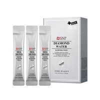 Mặt nạ ngủ dưỡng trắng da ban đêm kim cương SNP Diamond Water Sleeping Pack hộp 20 gói