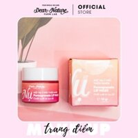 Mặt nạ ngủ môi hông tinh chất bơ lựu jojoba sơn trà Nhật Bản dưỡng môi hồng giảm môi thâm nứt nẻ Khỏe Tự Nhiên