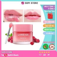Mặt Nạ Ngủ Môi Laneige Lip Sleeping Mask Berry (20g) làm hồng môi, cấp ẩm, dưỡng môi mềm mịn